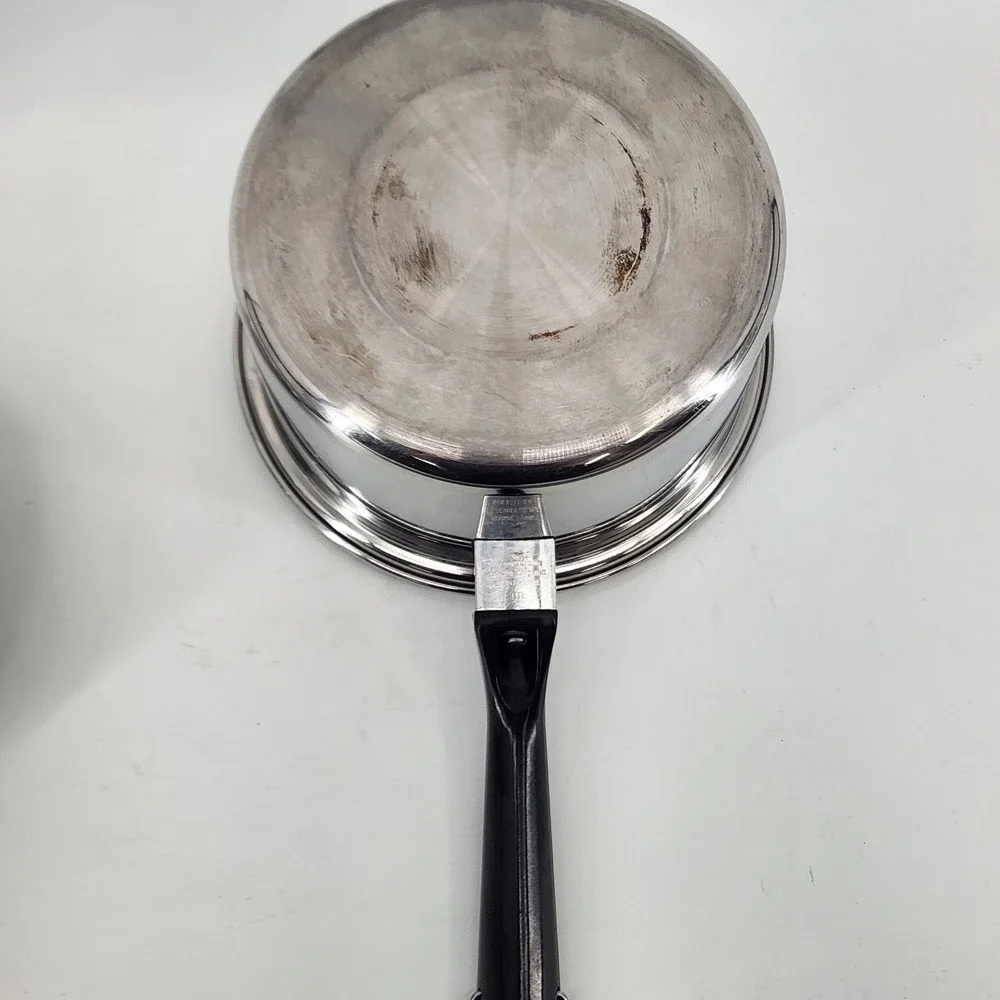 Vintage JCPenney Fashion Manor Saucepan 8 Inch Stainless Steel USA